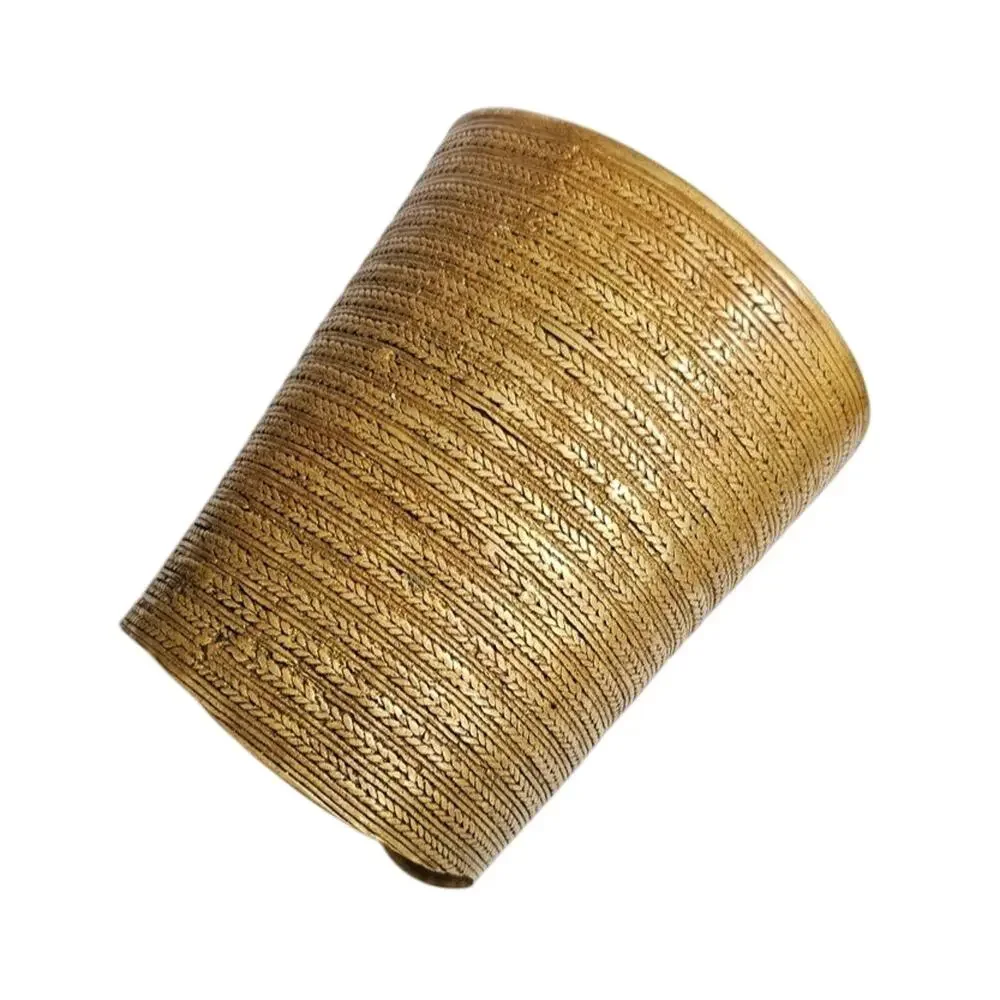 Antique Konyak Naga Tribal Warrior Brass Cuff Bracelet Nagaland